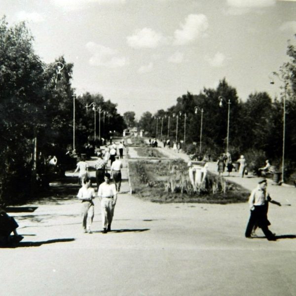 Бульвар на проспекте Победы. Начало 1960-х Вологда