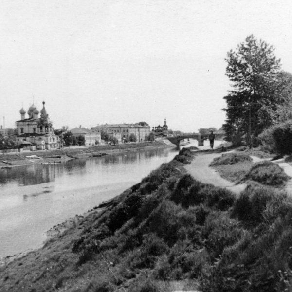 Набережная реки Вологды. 1970-е Вологда