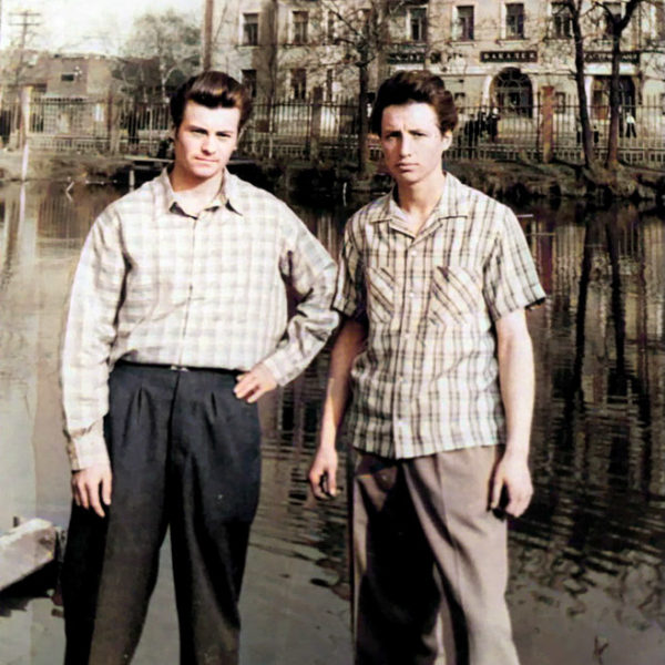 Пруд в Самаринском саду на месте будущего дворца спорта Юбилейный, 1960-е Вологда