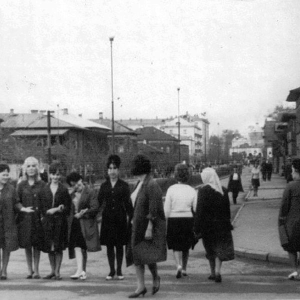 Вид от перекрёстка ул. Герцена - ул. Пушкинская, 1960-е Вологда