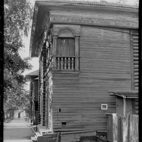 Дом 1906 года постройки на ул. Мира (утрачен), 1970-е Вологда