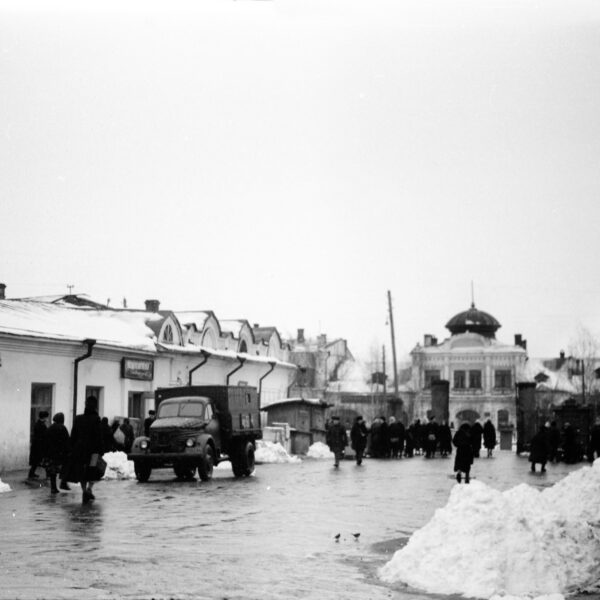 Старый рынок, середина 1950-х Вологда