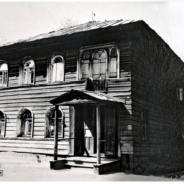 Бывший флигель городской усадьбы Дружинина, 1970-е Вологда