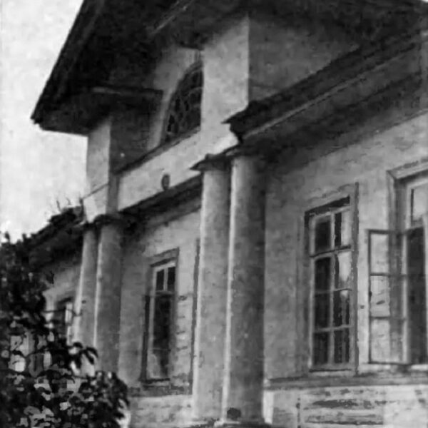 Дом Дмитревских на улице Бестужевская (современ. ул. Хлюстова), 1920 год Вологда
