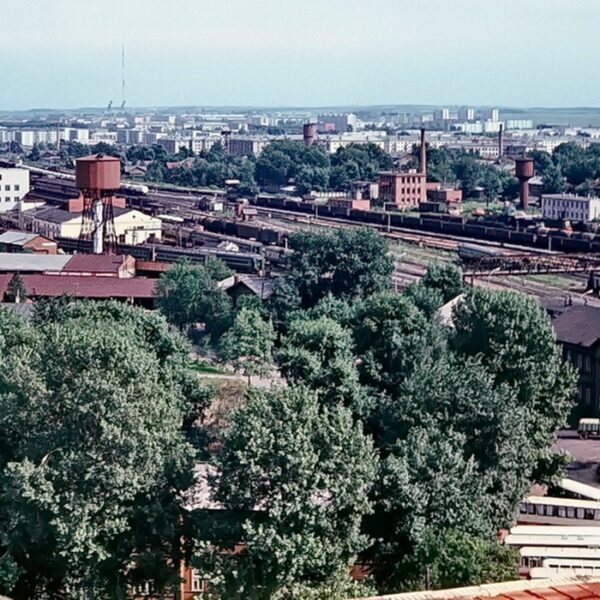 Вид от привокзальной площади, 1978 год Вологда