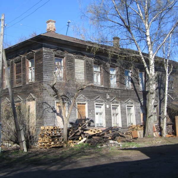 Дом полицмейстера Четыркина. Улица Бурмагиных №1а, 2010-е (утрачен) Вологда