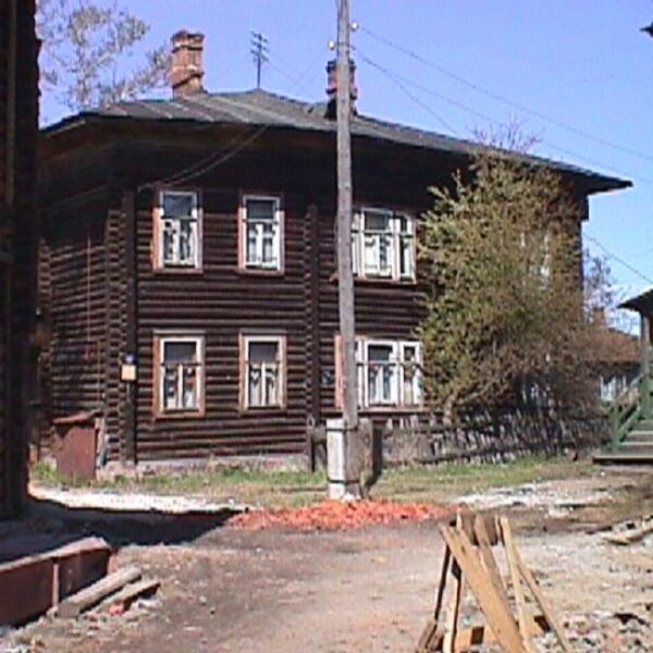 Дом Александра Афанасьевича Соболева. Улица Бурмагиных №3а, 1990-е (утрачен) Вологда