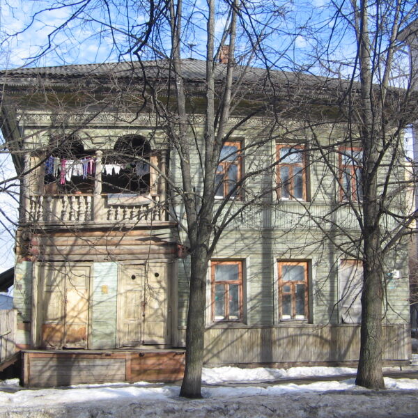 Бывший дом Анны Александровны Рукиной. Улица Ветошкина №3, 2010 год (утрачен) Вологда