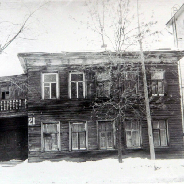 Бывший дом Знаменского. Улица Ветошкина №21, 1970-е (утрачен) Вологда